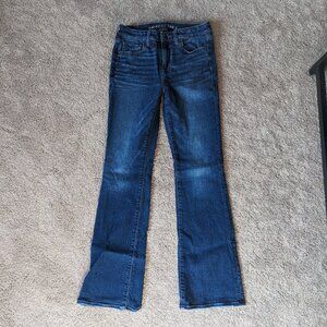 American Eagle Low-Rise Kick Bootcut Jean